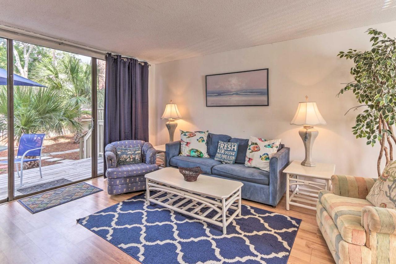 Hilton Head Island Townhome Patio, Walk To Beach Exteriér fotografie