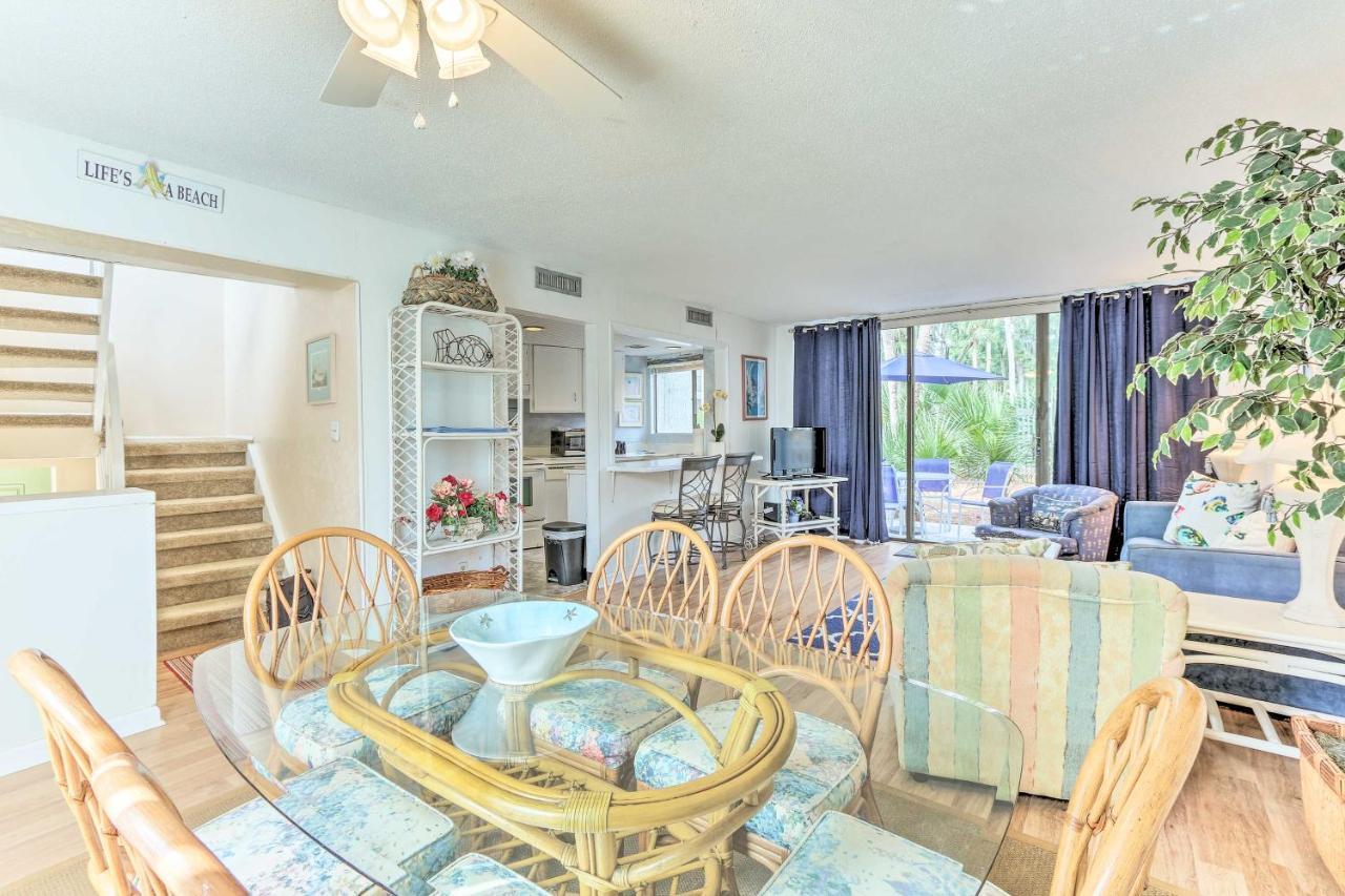 Hilton Head Island Townhome Patio, Walk To Beach Exteriér fotografie